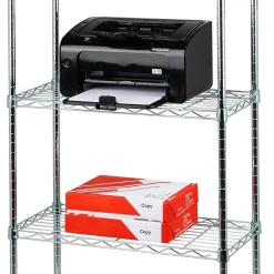 Shelving*Mind Reader 4 Shelf Adjustable Garage Shelving, 11.75