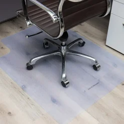 Chair Mats*Mind Reader Carpet Chair Mat with Lip, 36" x 48'', Low-Pile, Clear (OFFCMAT-CLR)