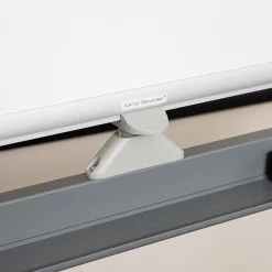 Dry Erase*Mind Reader Mobile Double-Sided Dry-Erase Whiteboard, Aluminum Frame, 47