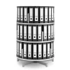 File Cabinets*Moll ® Deluxe Binder & File Carousel Shelving, Three Tier (CL3-80)
