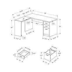 L-Desks*Monarch Specialties Inc. 60