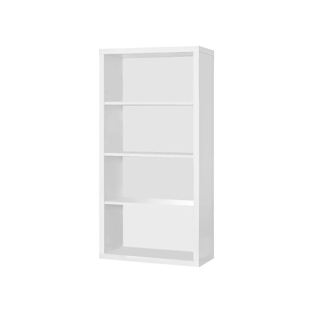 Bookcases*Monarch Specialties Inc. I 7059 48" Bookcase/Adjustable Shelves, White
