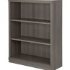 Bookcases*South Shore Morgan 3-Shelf Bookcase, Gray Maple (10152)
