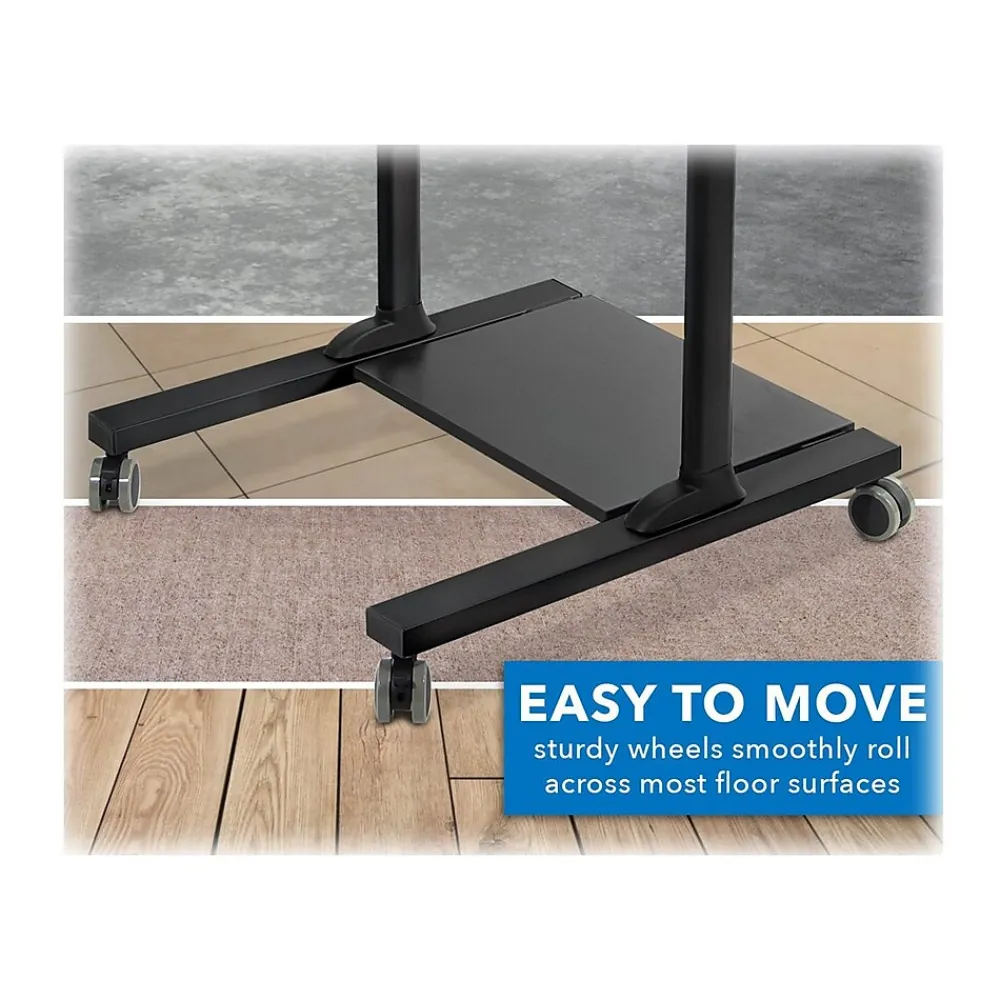 Standing Desks*Mount-It! 37"-55" Plastic/Steel Adjustable Desk, Black/Gray (MI-7970)