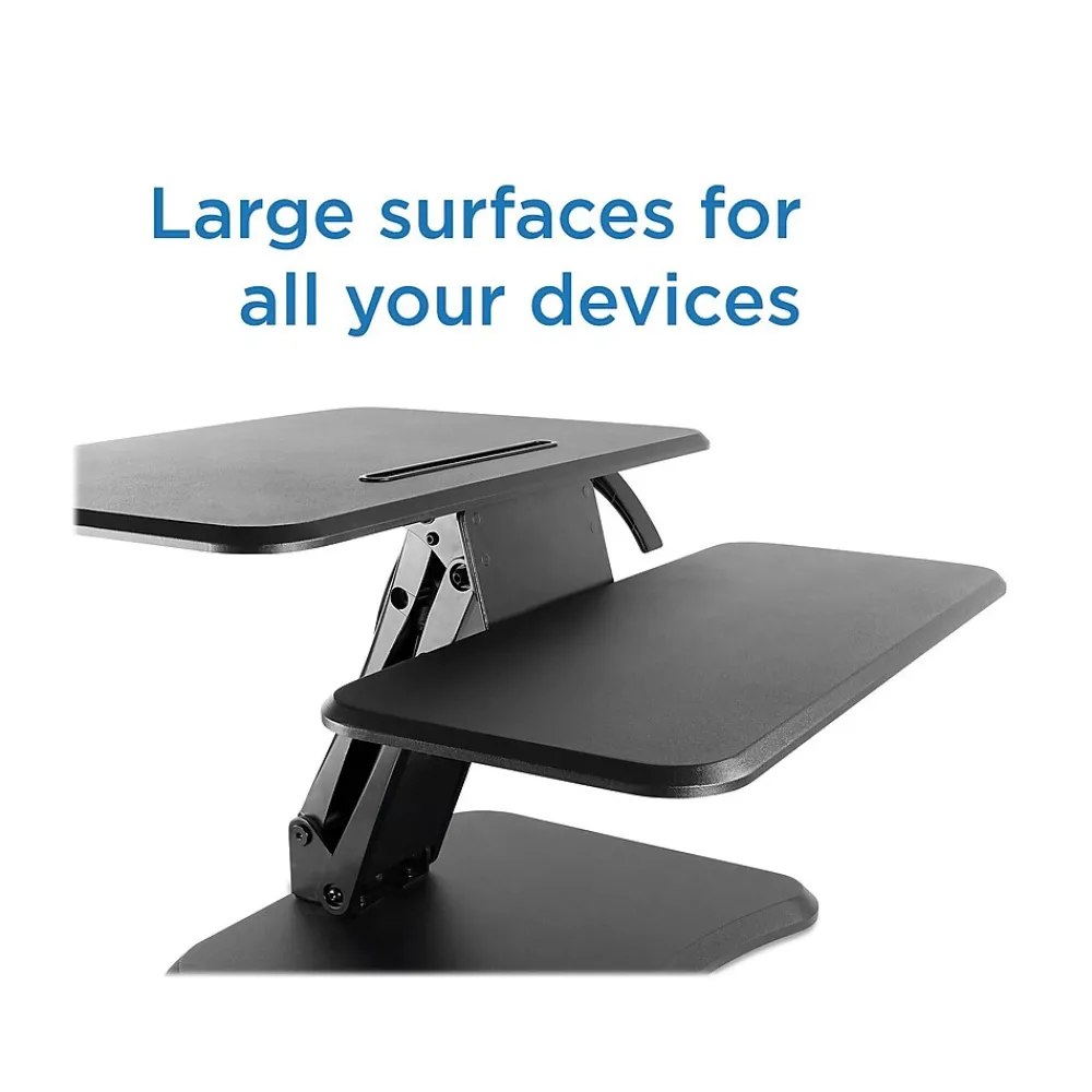 Standing Desks*Mount-It! 25"W Manual Adjustable Standing Desk Converter, Black (MI-7957)