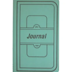 Accounting & Record Journals*National Brand National Canvas Tuff Series Accounting Journal, 12.13" x 7.63", Green, 250 Sheets/Book (A66500J)