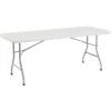 Folding Tables*National Public Seating BT3000 Series 6' x 30" Plastic Folding Table, Speckled Gray (BT3072)