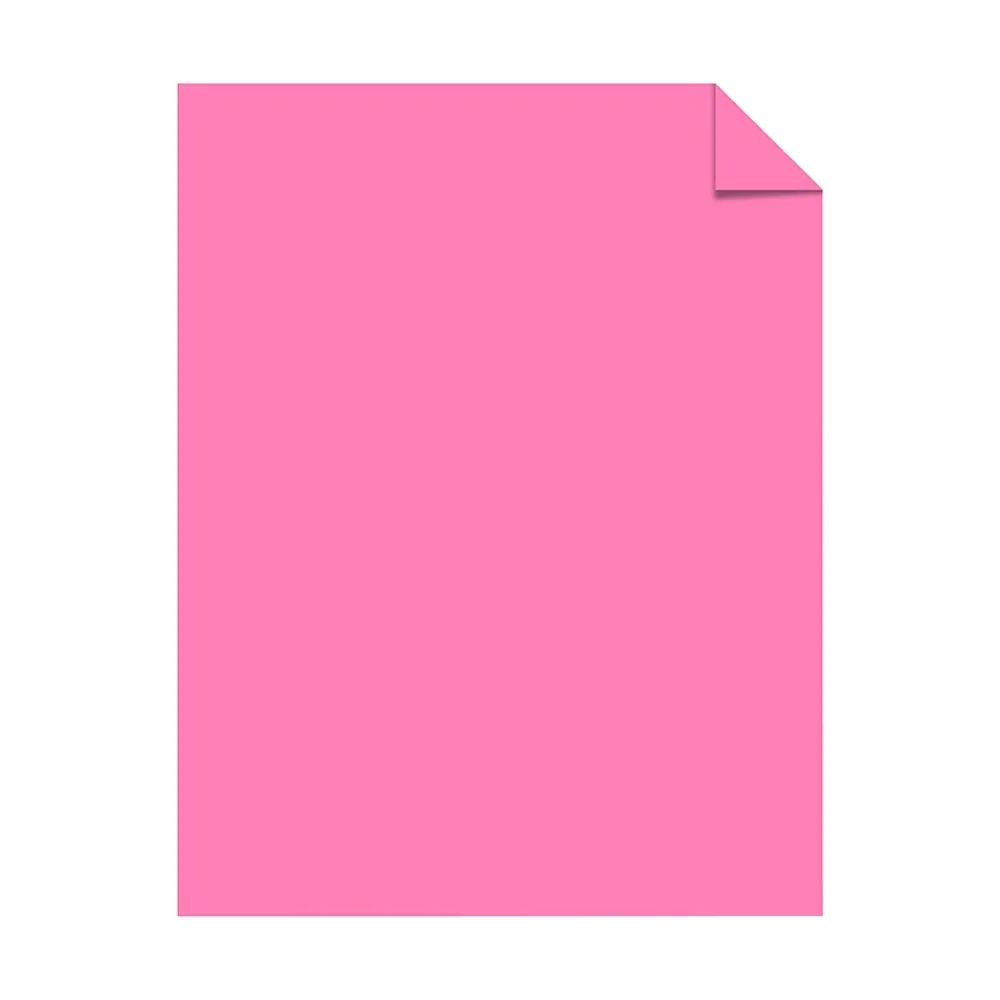 Multipurpose Paper*Neenah Paper Neenah Astrobrights Paper, 8.5" x 11", 50 Text, Pulsar Pink, 5000/Carton (45266)
