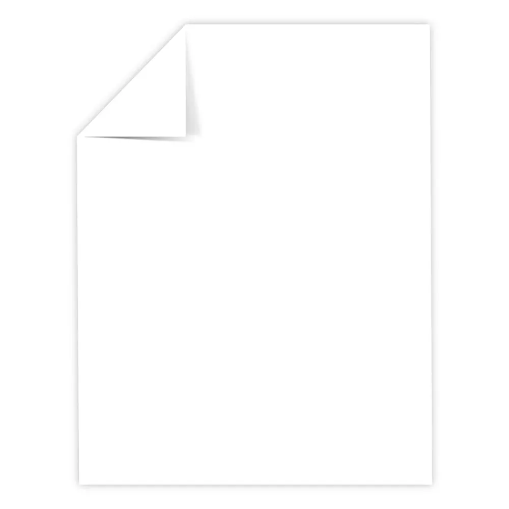 Card Stock*Neenah Paper Neenah Bright White 65 lb. Cardstock Paper, 8.5" x 11", Bright White, 250 Sheets/Pack (91904/92904)