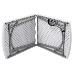 Folding Tables*National Public Seating NPS Heavy Duty Fold-in-Half Table, 30 x 72, Speckled Gray (BMFIH30721)