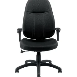 Office Chairs*Offices to go Fabric Tilter Executive Chair with Arms, Black (OTG11652-QL10)
