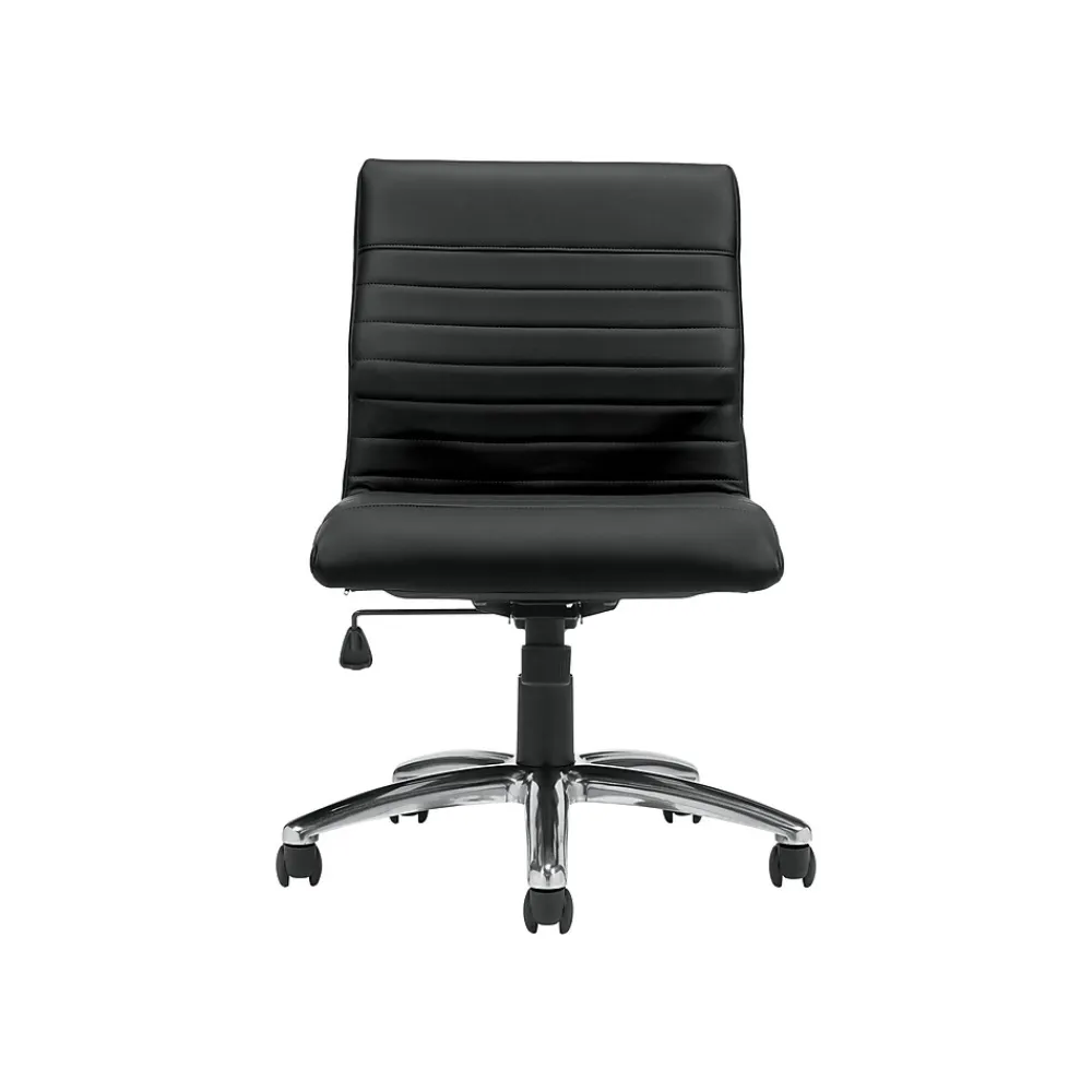 Office Chairs*Offices to go Faux Leather Task Chair, Black (OTG11735PU30/BL20)