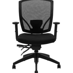Office Chairs*Offices to go Mesh Multi-Function Task Chair with Arms, Black (OTG2803B)