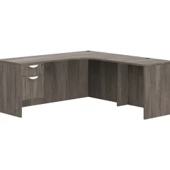 Corner Desks*Offices to go Superior 71" Corner Desk, Artisan Gray (TDOTG13-AGL)