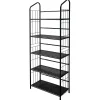 Bookcases*Ore International ® 5 Tier Metal Book Shelf, Black
