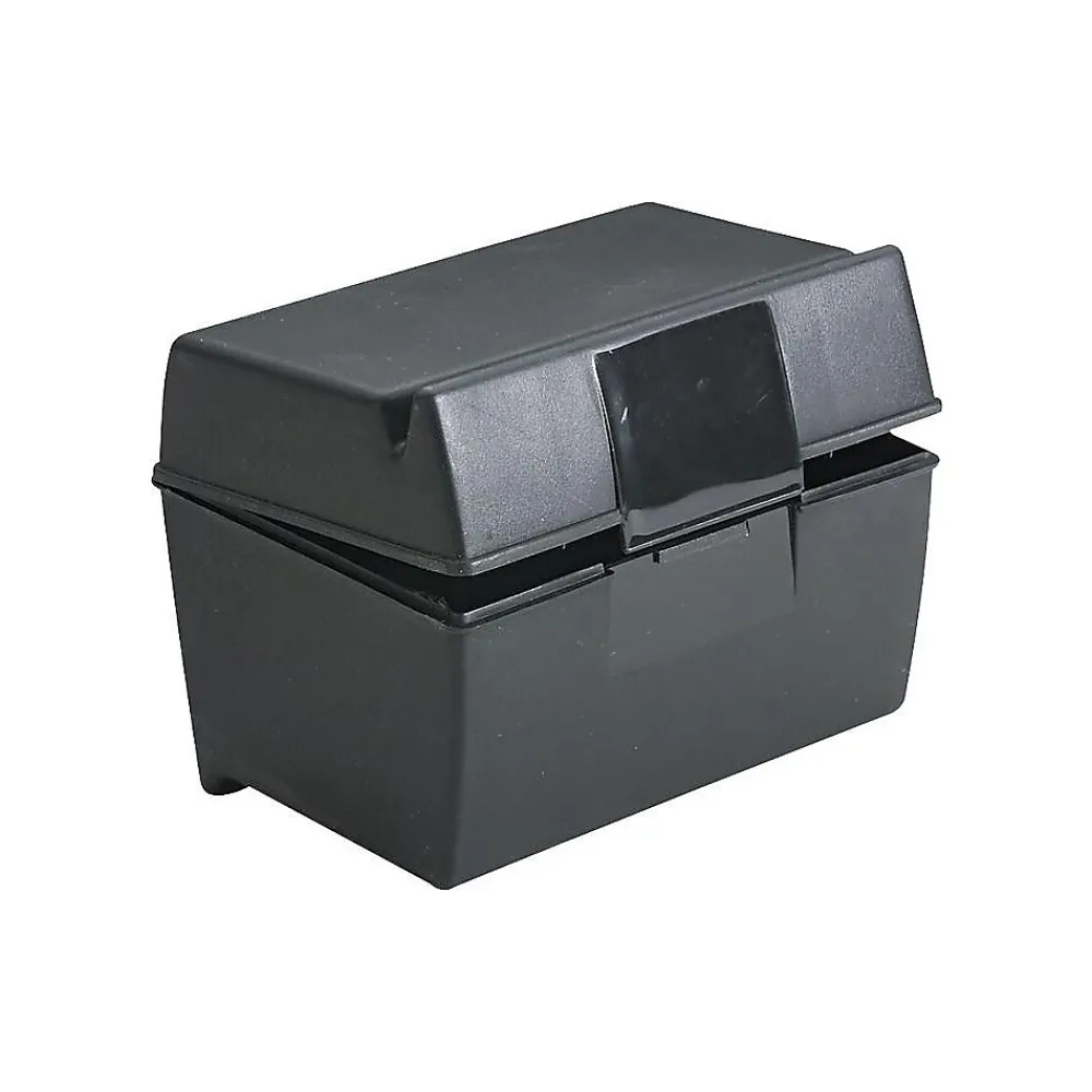 Index Cards*Oxford Index Card File Box, 300-Card Capacity, Black (01351)