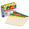 Index Cards*Oxford Laminated Tab Alpha Index Card Guides, 4" x 6", Manila, 25/Set (OXF04635)
