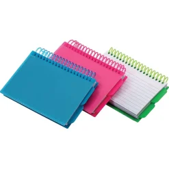 Index Cards*Oxford View Front Spiral Index Cards, 3" x 5", Pack of 6 (ESS73138-6)