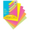 Card Stock*Pacon Array 65 lb. Cardstock Paper, 8.5" x 11", Assorted Hyper Colors, 100 Sheets/Pack, 2 Packs/Bundle (PAC101181)
