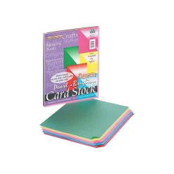 Card Stock*Pacon Reminiscence 65 lb. Cardstock Paper, 8.5" x 11", Assorted Brights, 50 Sheets/Pack (PAC109131)