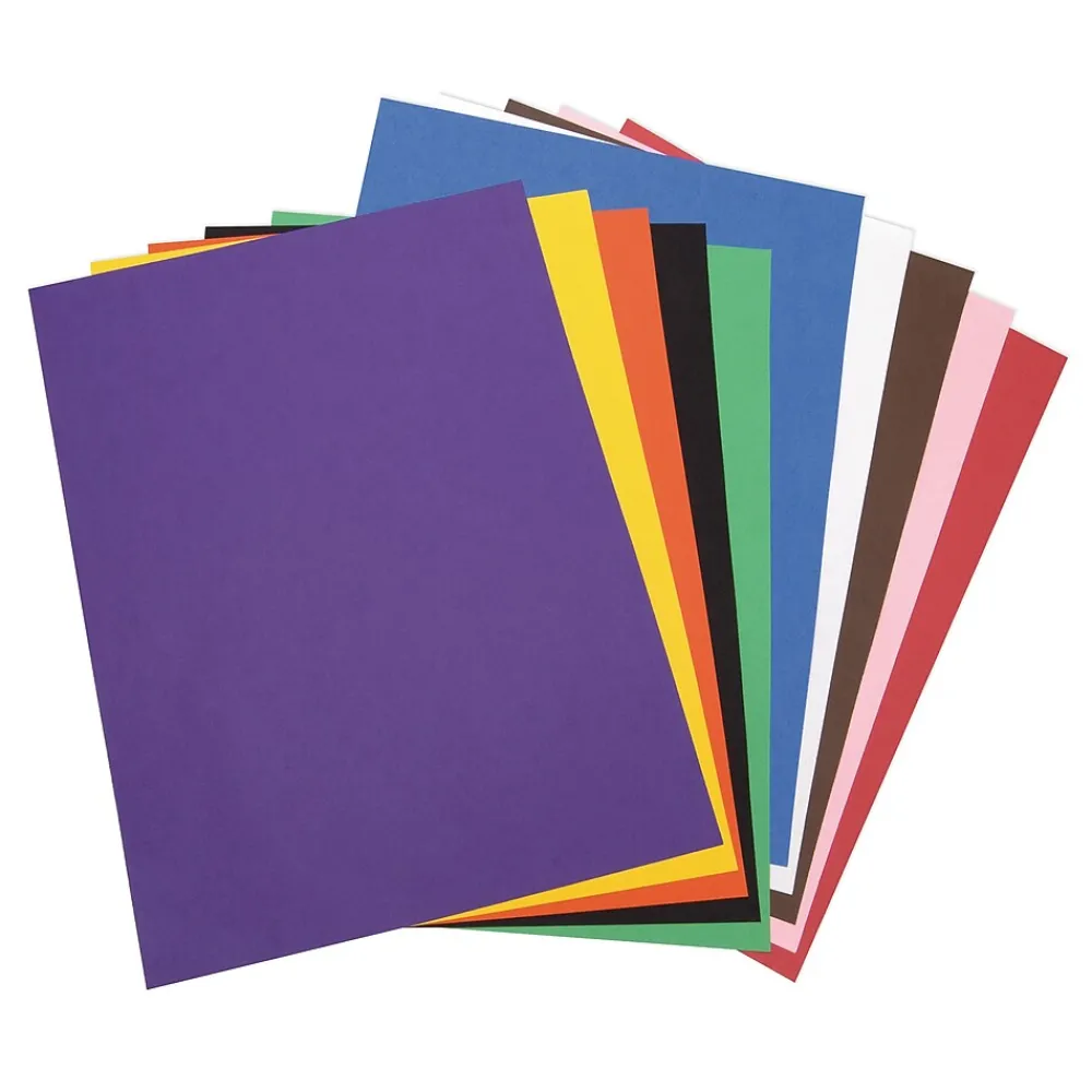 Construction Paper*Tru-Ray Pacon Construction Paper, Assorted Colors, 18" x 24", 50 Sheets/Pack (PAC103095)