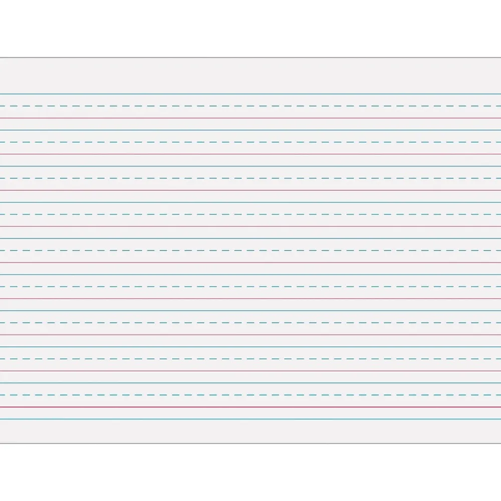 Classroom Paper*Pacon Zaner-Bloser D'Nealian™ Multi-Program Handwriting Tablet Paper, Grades 1st-2nd, 10-1/2" x 8"