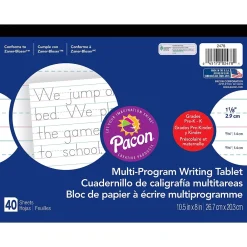 Classroom Paper*Pacon Zaner-Bloser Multi-Program Handwriting Tablet Paper, Grades Kindergarten