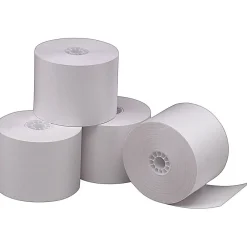 Pos Paper*Paper Manufacturers Bond Adding Machines & Calculator Paper Rolls, 2 1/4" x 165' (7786)