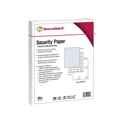 Security & Carbon*Paris DocuGard Standard 8.5" x 11" Medical Security Paper, 24 lbs., Blue, 500 Sheets/Ream (PRB04541)