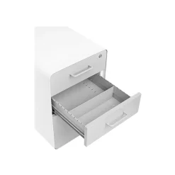 File Cabinets*Poppin Stow 3-Drawer Mobile Vertical File Cabinet, Letter/Legal Size, Lockable, 24