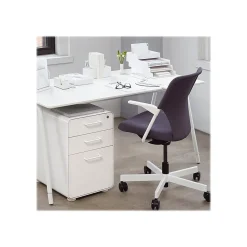 File Cabinets*Poppin Stow 3-Drawer Mobile Vertical File Cabinet, Letter/Legal Size, Lockable, 24