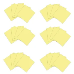 Post-It Notes*Post-it 100% Recycled Paper Super Sticky Notes, 3" x 3", Canary Collection, 70 Sheets/Pad, 24 Pads/Pack (654R-24SSCY-CP)