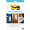 Dry Erase*Post-it ® Dry Erase Sheets, 7" x 11.3", 3/Pack (DEFSHEETS-3PK)