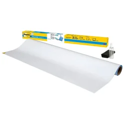 Dry Erase*Post-it Easy Erase Plastic Adhesive Dry-Erase Whiteboard, 6' x 4' (FWS6X4)