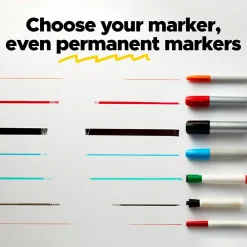 Dry Erase*Post-it Easy Erase Plastic Adhesive Dry-Erase Whiteboard, 6' x 4' (FWS6X4)