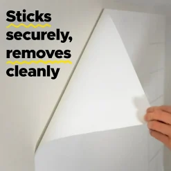 Dry Erase*Post-it Easy Erase Plastic Adhesive Dry-Erase Whiteboard, 9.1