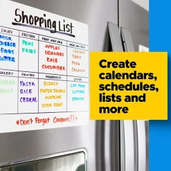 Dry Erase*Post-it Easy Erase Plastic Adhesive Dry-Erase Whiteboard, 9.1