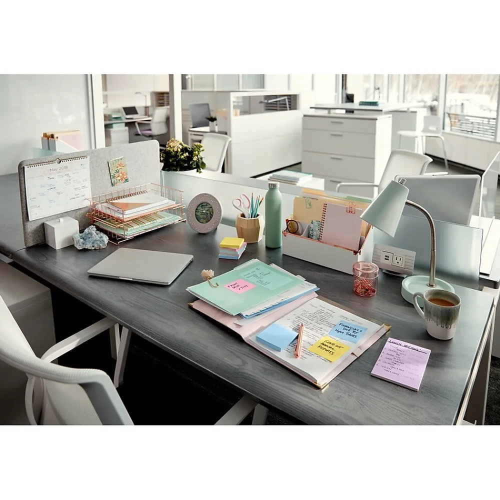 Post-It Notes*Post-it Greener Recycled Notes, 4" x 6", Collection, Lined, 100 Sheet/Pad, 5 Pads/Pack (6605PKRPA) Sweet Sprinkles