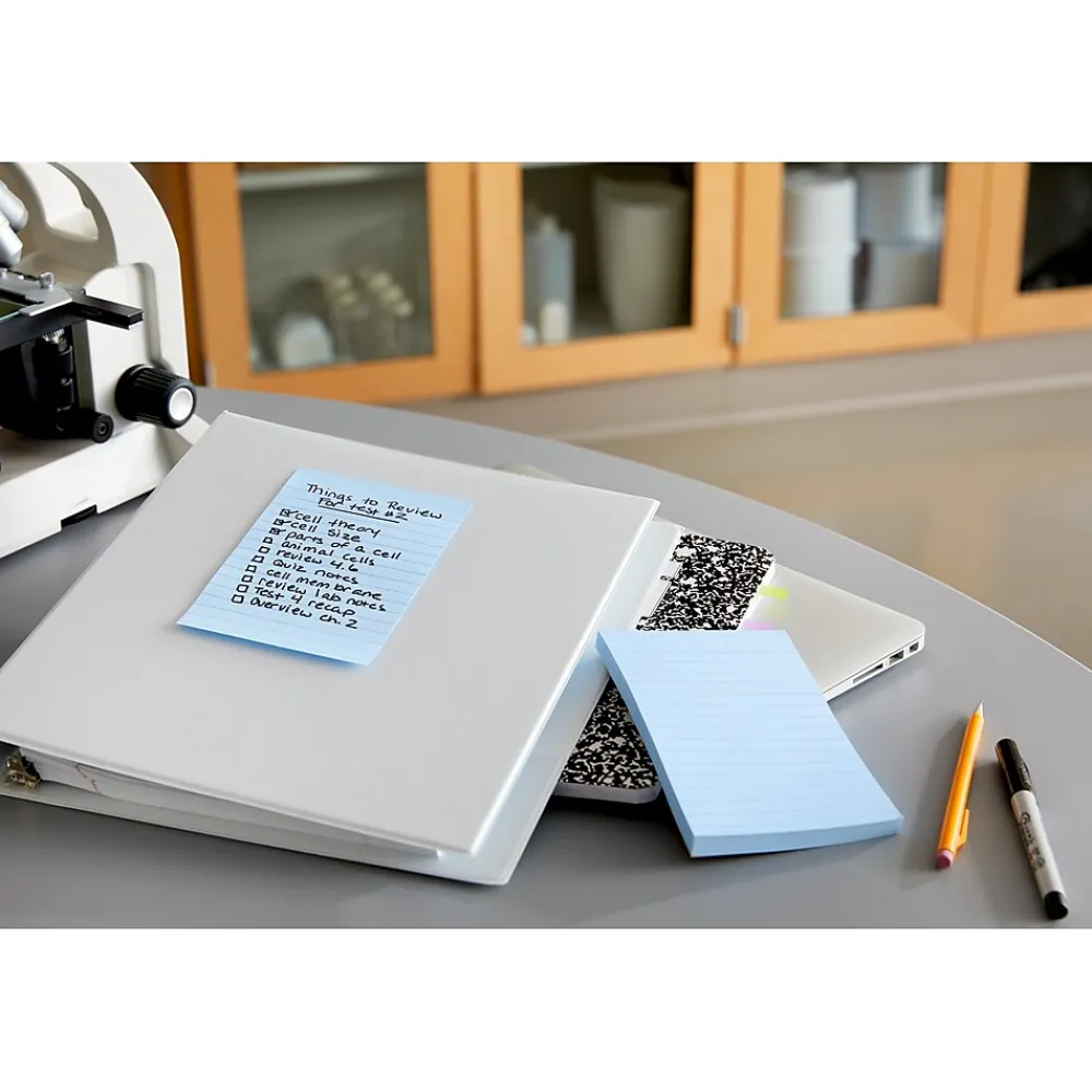 Post-It Notes*Post-it Greener Recycled Notes, 4" x 6", Collection, Lined, 100 Sheet/Pad, 5 Pads/Pack (6605PKRPA) Sweet Sprinkles