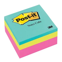 Post-It Notes*Post-it Notes Combo Pack, 3" x 3", Assorted Collection, 400 Sheet/Pad, 4 Pads/Pack (MMM2027RCR-4)