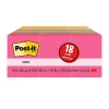 Sticky Notes*Post-it Notes Value Pack, 1 3/8" x 1 7/8", Poptimistic Collection, 18 Pads/Pack (653-18AU)