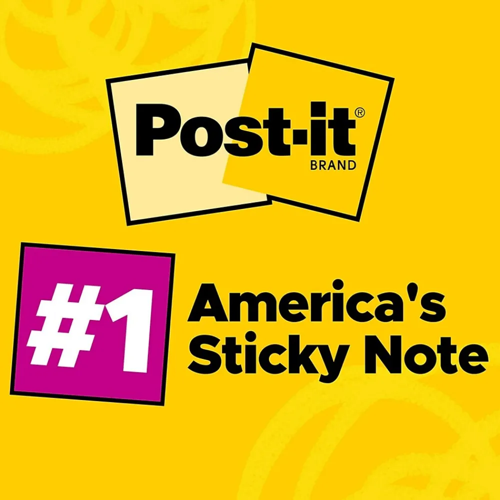 Post-It Notes*Post-it Pop-up Notes, 3" x 3", Canary Collection, 100 Sheet/Pad, 24 Pads/Pack (R33024VAD)