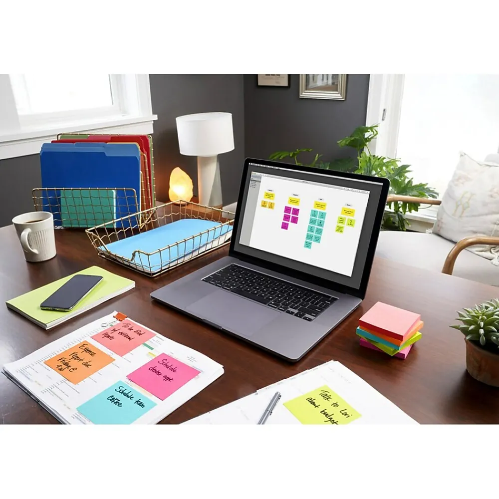 Sticky Notes*Post-it Pop-up Notes, 3" x 3", Poptimistic Collection, 100 Sheet/Pad, 12 Pads/Pack (R330NALT)