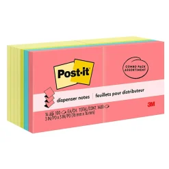 Post-It Notes*Post-it Pop-up Notes, 3" x 3", Poptimistic Collection, 100 Sheet/Pad, 14 Pads/Pack (R33014YWM)