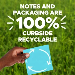 Post-It Notes*Post-it Recycled Super Sticky Notes, 3