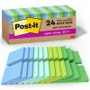 Post-It Notes*Post-it Recycled Super Sticky Notes, 3" x 3", Oasis Collection, 70 Sheet/Pad, 24 Pads/Pack (654R-24SST-CP)