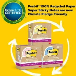 Post-It Notes*Post-it Recycled Super Sticky Pop-up Notes, 3