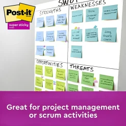 Post-It Notes*Post-it Recycled Super Sticky Notes, 3