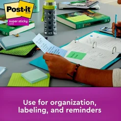 Post-It Notes*Post-it Recycled Super Sticky Notes, 4