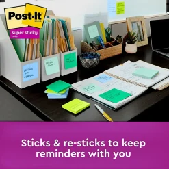 Post-It Notes*Post-it Recycled Super Sticky Notes, 3